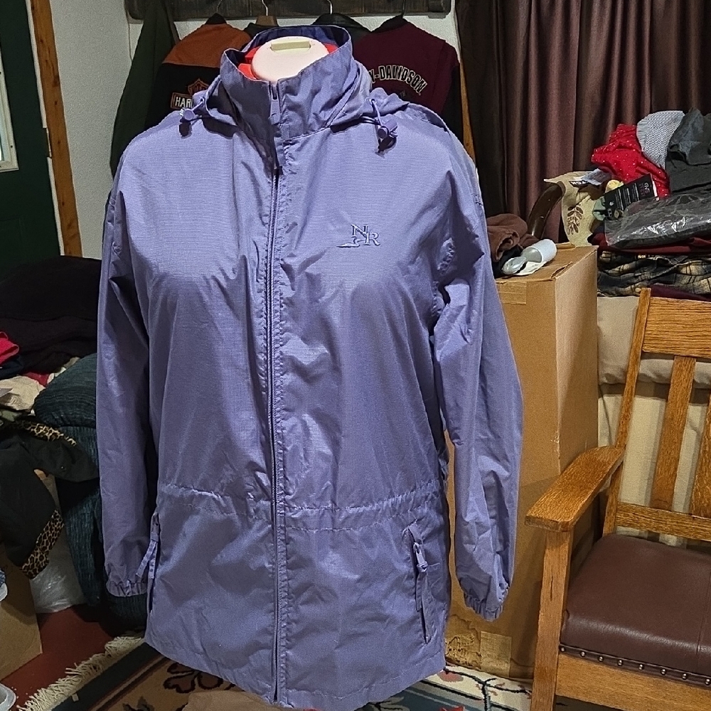 Northern Reflections Purple Nylon Jacket Large